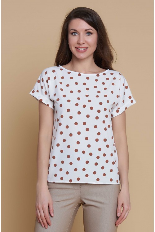 Блузка Алена (Горох)