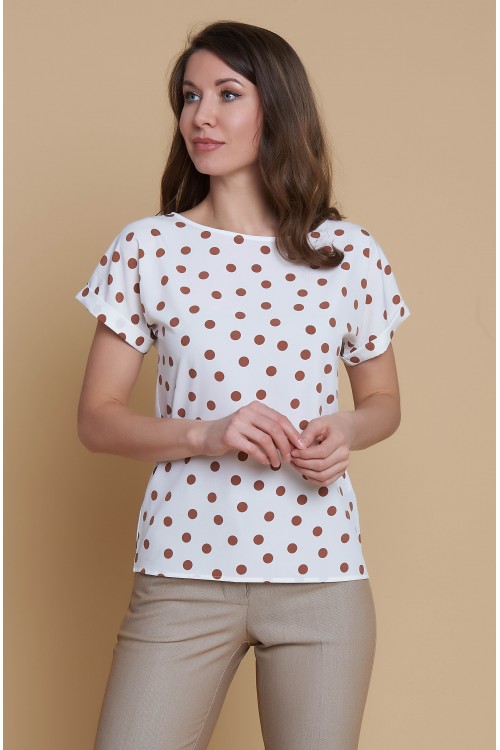 Блузка Алена (Горох)
