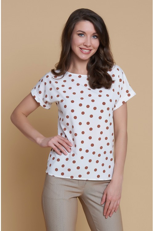 Блузка Алена (Горох)