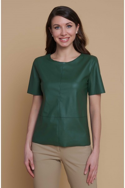 Блузка Экокожа