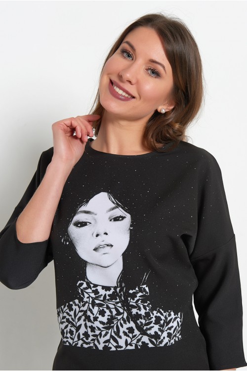 Блузка Летучая мышь (Лицо)