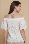 Блузка Маша (Кружево, кремовая)