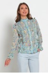 Блузка Жизель (Шифон, принт)