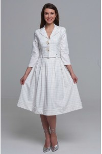 Костюм Барбара (Белая клетка)