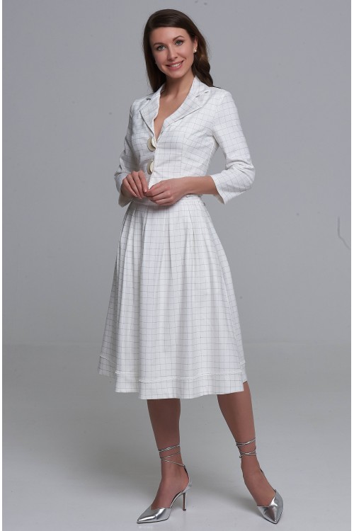 Костюм Барбара (Белая клетка)