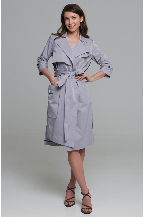 Тренч Лондон (Серый)