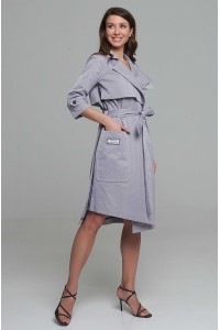 Тренч Лондон (Серый)