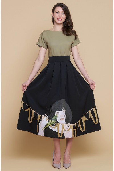 Платье Аленка (Девочка с попугаем) 