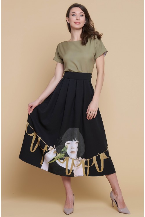 Платье Аленка (Девочка с попугаем) 