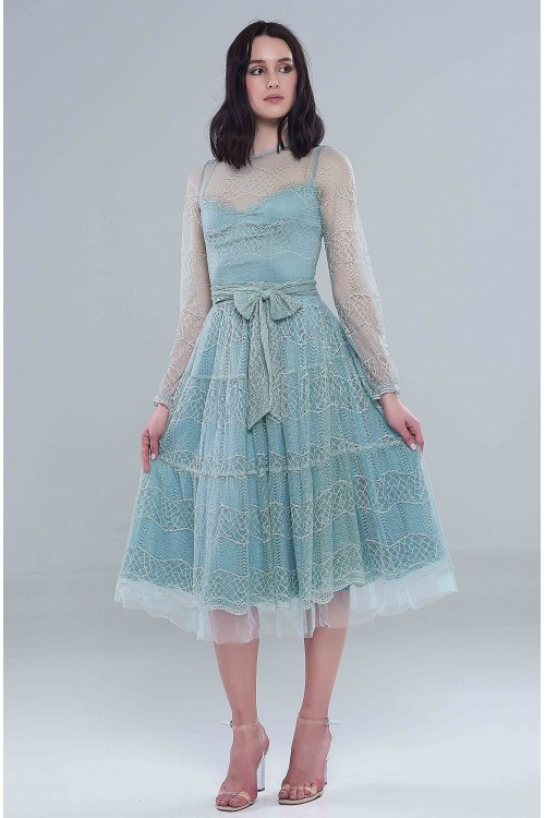 Платье Анжела (Голубое)