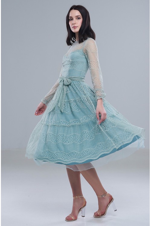Платье Анжела (Голубое)