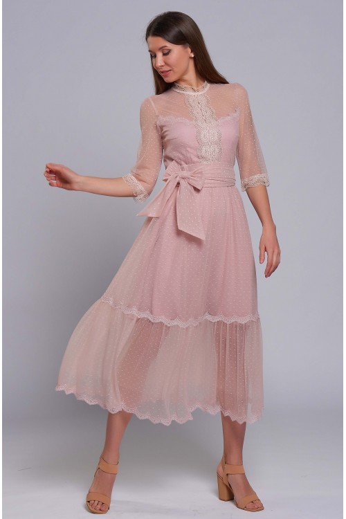 Платье Анжелика (Розовое)