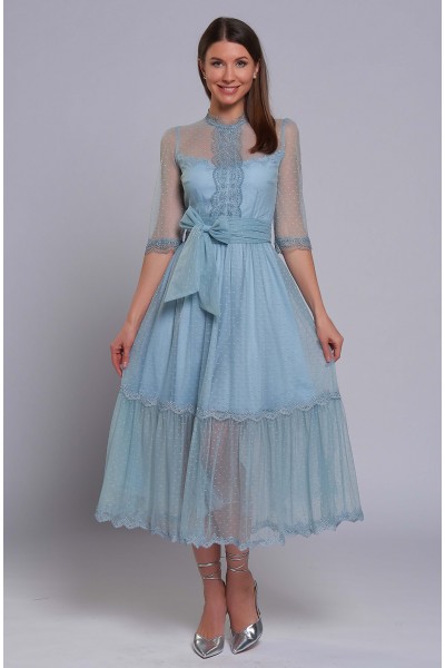 Платье Анжелика (Голубое)