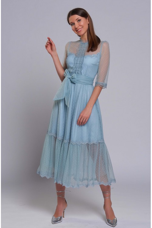 Платье Анжелика (Голубое)