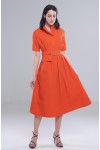 Платье Елена (Оранжевый)