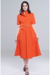 Платье Елена (Оранжевый)