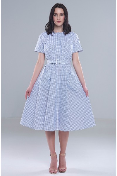 Платье В Клетку