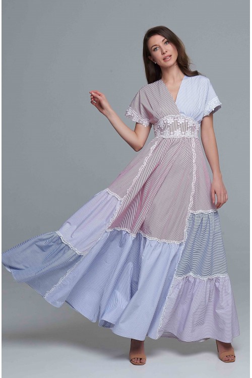 Платье Ласточка (Полоска) Платье Ласточка (Полоска)