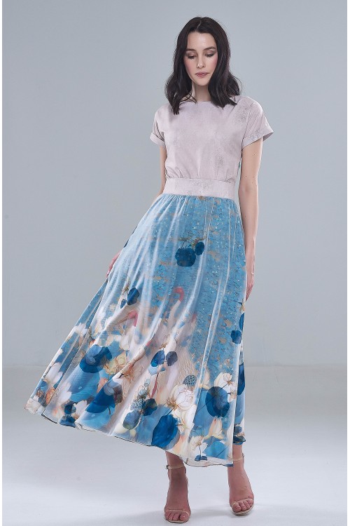 Платье Машенька (Красноголовые цапли)