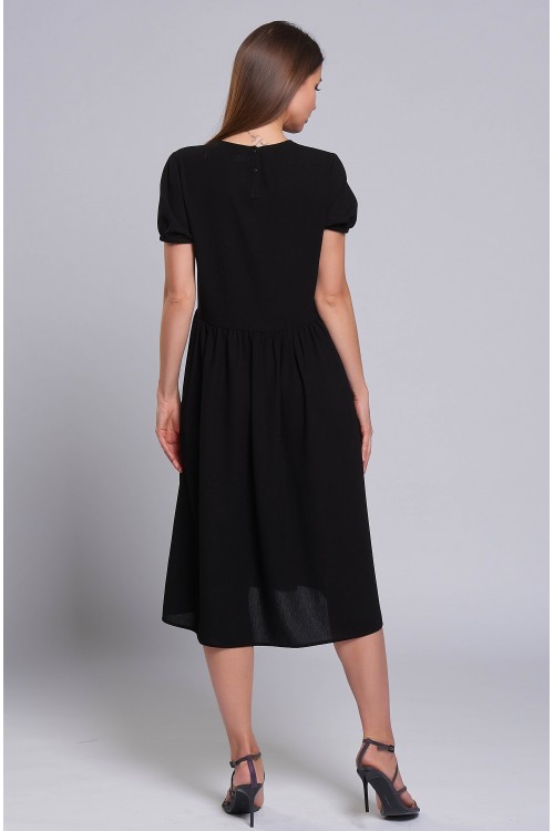 Платье Полина (Черное, вискоза) Платье Полина (Черное, вискоза)