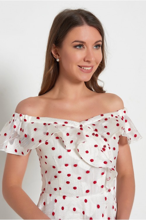 Платье Ромашка (Горох)