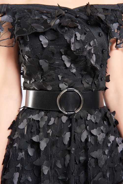 Платье Ромашка (Черные бабочки) Платье Ромашка (Черные бабочки)