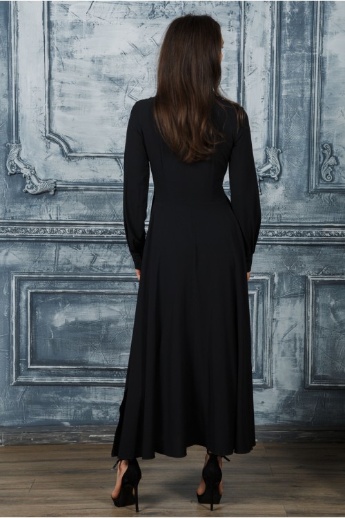 Платье Власта (темно-синий, черный)