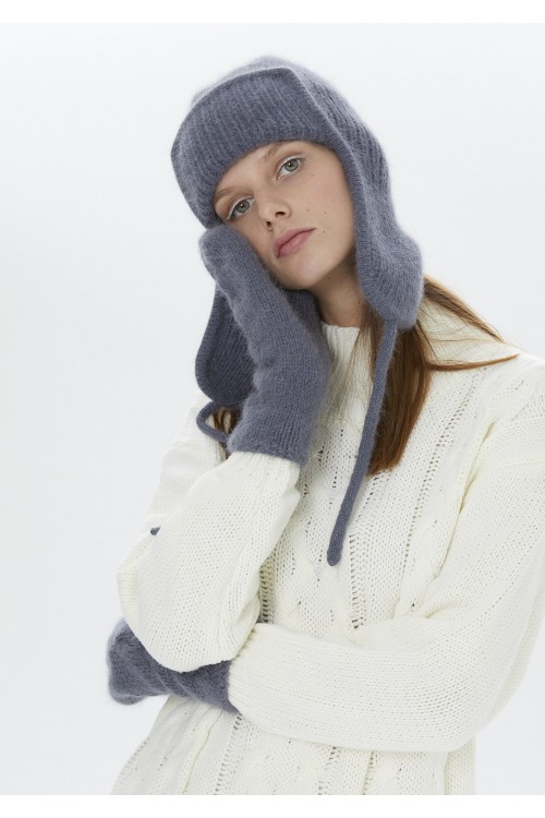 Шапка-ушанка цвет "Graphite"