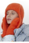 Шапка-ушанка цвет "Orange"