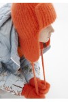 Шапка-ушанка цвет "Orange"