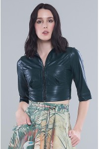 Жакет Ангелина (Экокожа, черный)